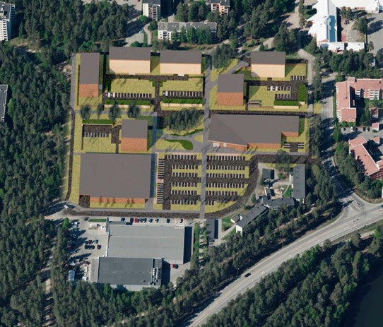 Viistoilmaupotus suunnitellusta rakentamisesta