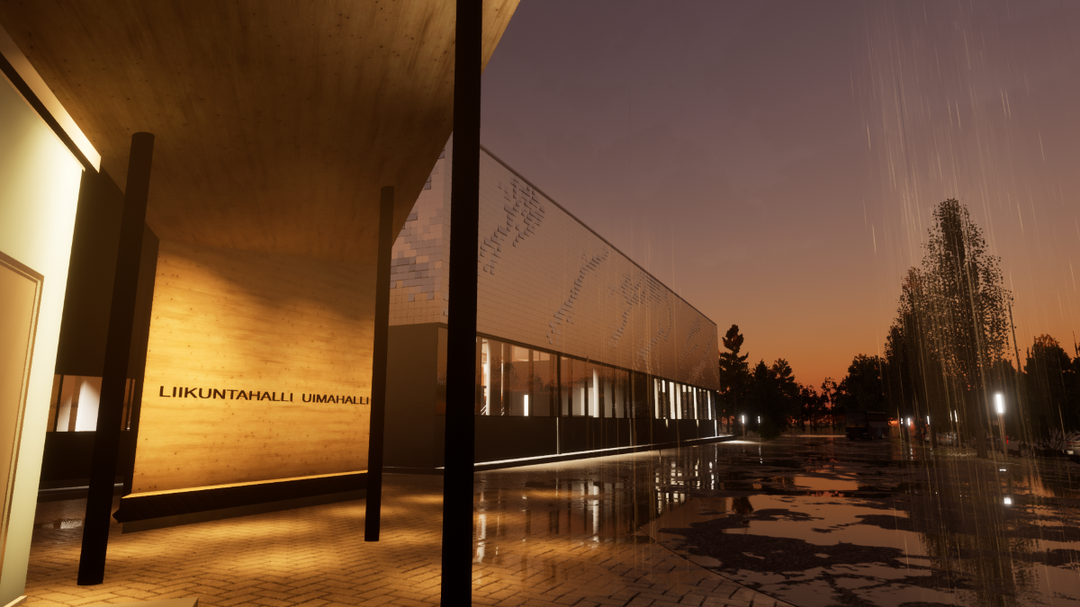 Linnanmaan uimahallin havainnekuva