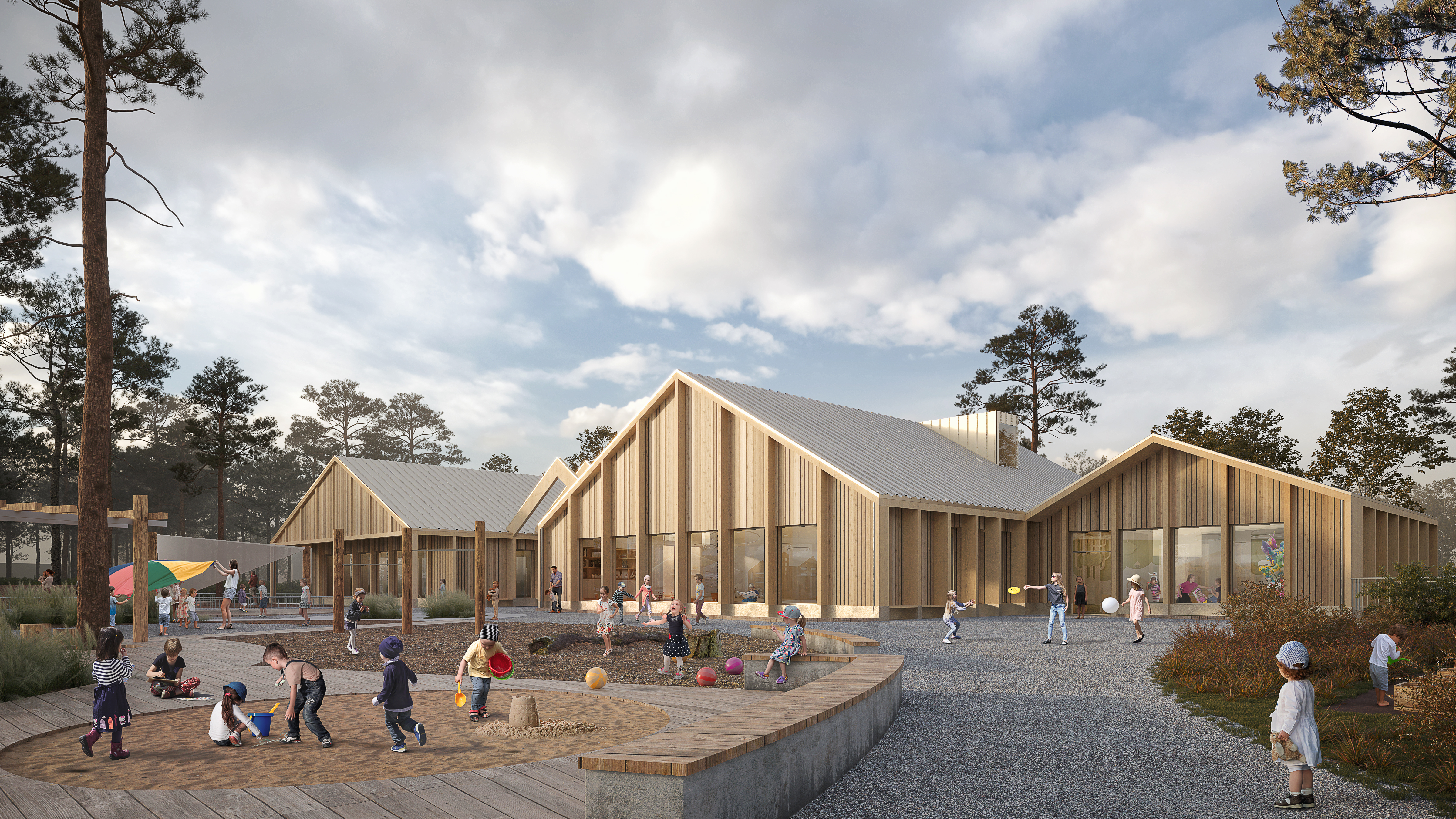 Kuva Kaijonharjun uudesta päiväkodista