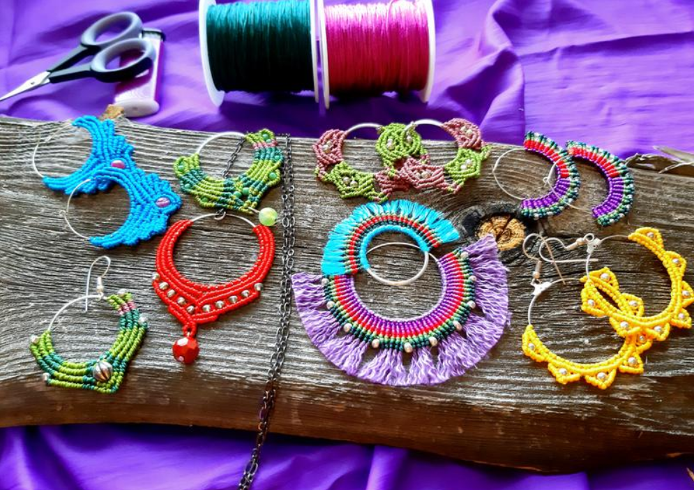 Micromakramee-koruja.