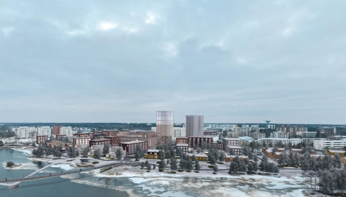 Hartaanrannan havainnekuva suiston suunnalta