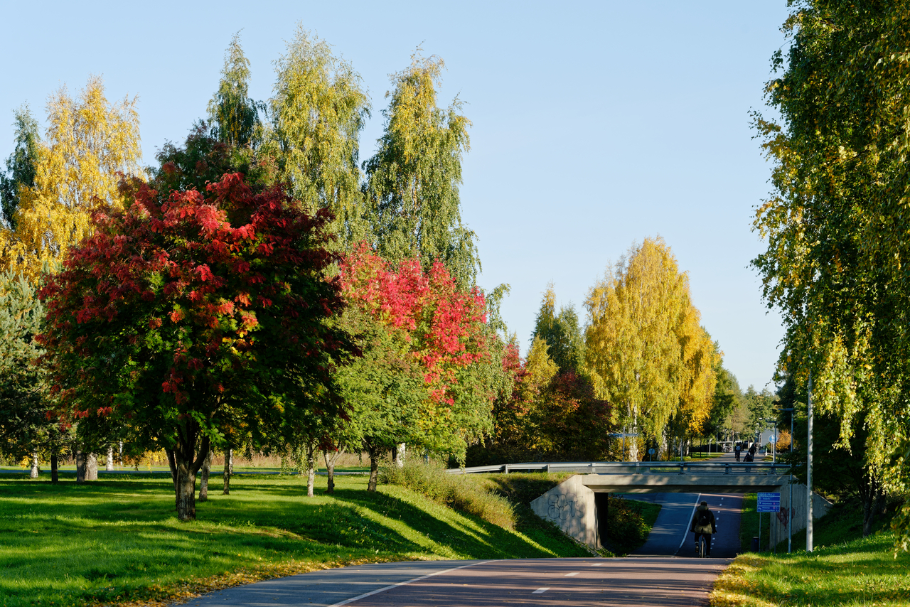 Pyöräbaana ja alikulku