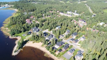 Ilmakuva Virpiniemen Meriniemen alueesta