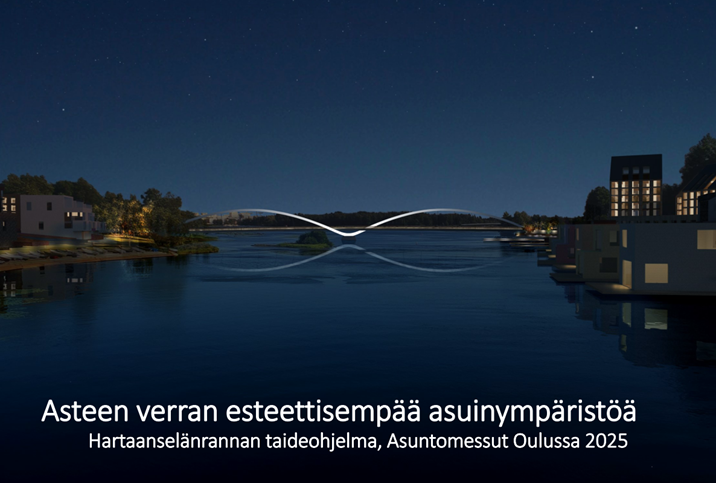 Lintuhahmoinen silta ilmavalossa