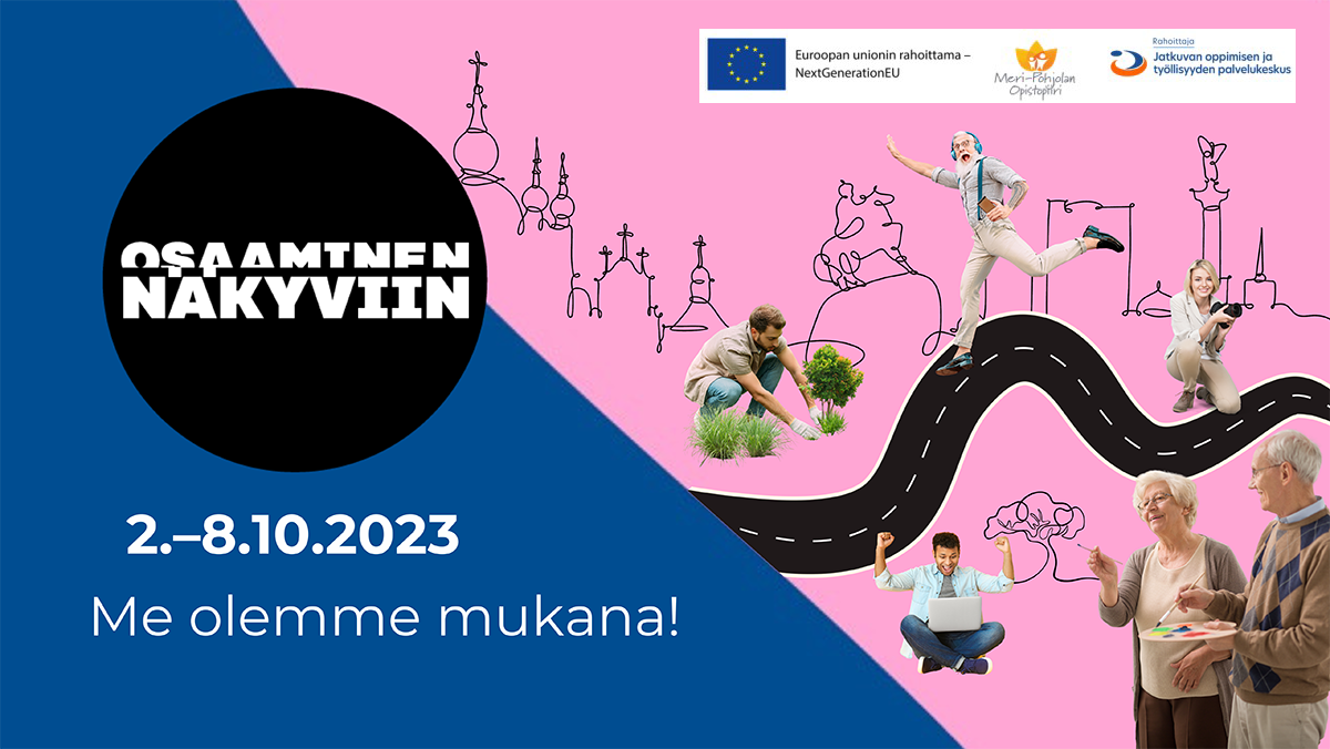 Osaaminen näkyviin -mainoskuva