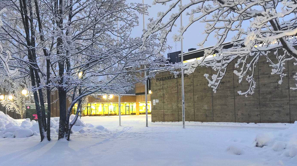 Pohjankartanon koulu tammikuussa 2026