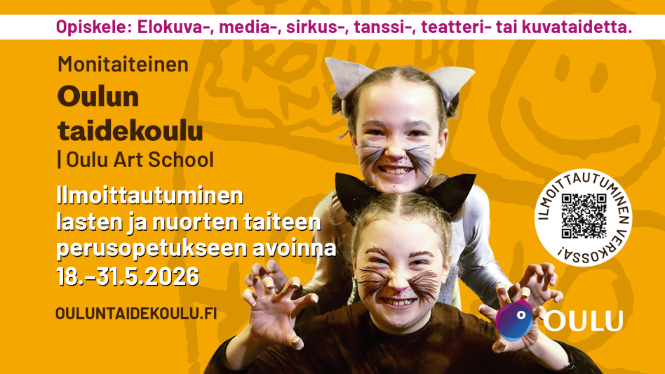 Oulun taidekoulun kansikuva