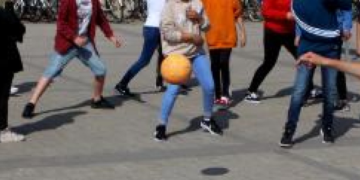 Pihapelejä Pohjankartanon pihalla