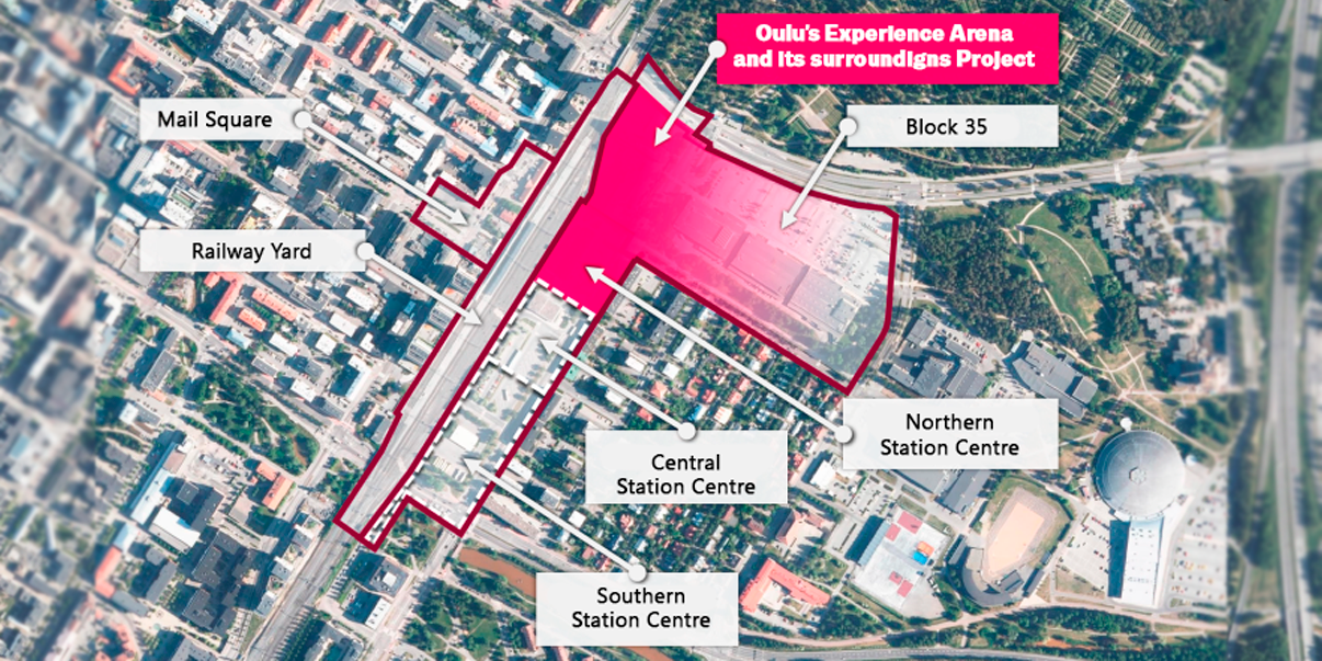 Elämysareena, kuva Raksilan alueesta