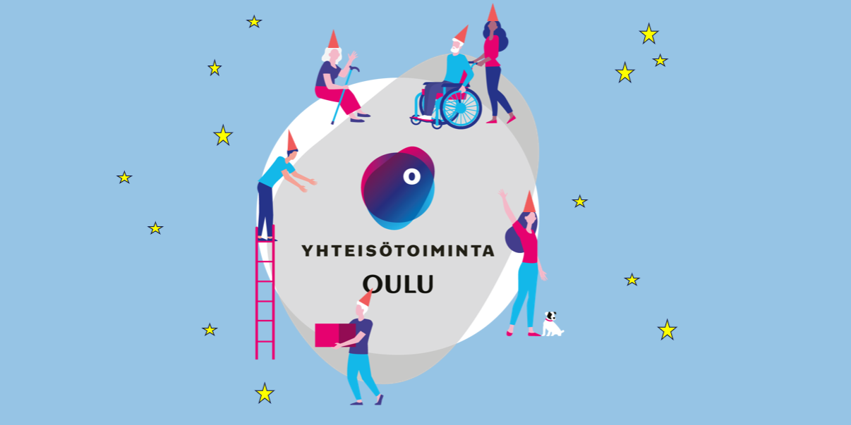 Yhteisötoiminnan merkissä on ihmisillä tonttulakit päässä