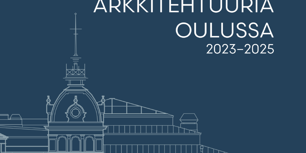 Arkkitehtuuria Oulussa -kirjan kansi