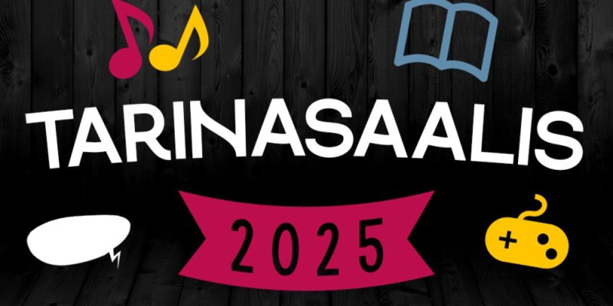 Tarinasaalis 2025 logo.