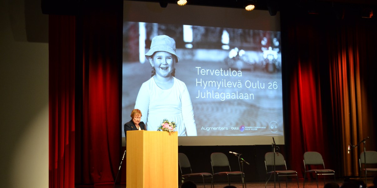 Presidentti Tarja Halonen puhuu