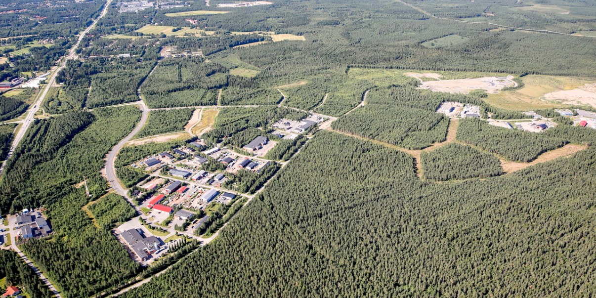 Ilmakuva alueesta.
