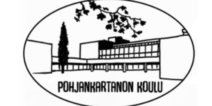 Pohjankartanon koulun logo