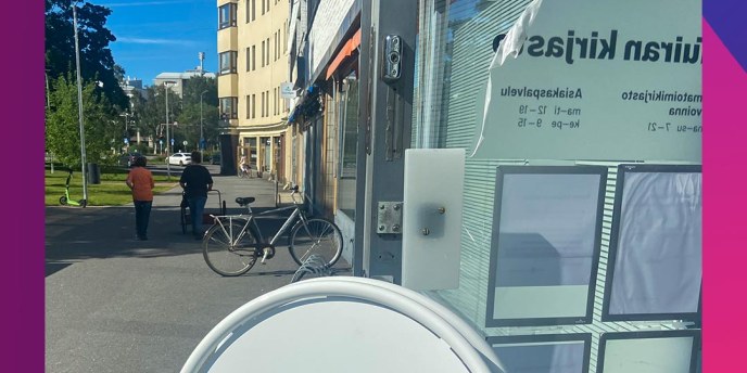 Kuvassa on uusi Tuiran yhteisötila väistötilassa osoitteessa Valtatie 47 L 5.
