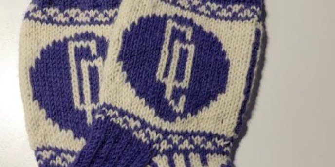 Kuva ohjeen mukaan kudotuista villasukista