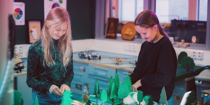 STEAM työskentelyä Rajakylässä