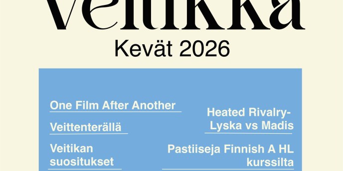 Lyseon Veitikka-lehden kansi, jossa auringonkukka ja lehden otsikoita