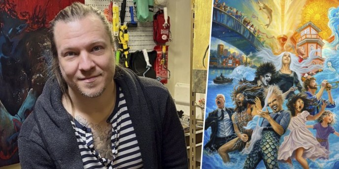 Hevi reissu -elokuvien tekijä vaihtoi siveltimeen ja ikuisti Oulun ilma­kitaristit