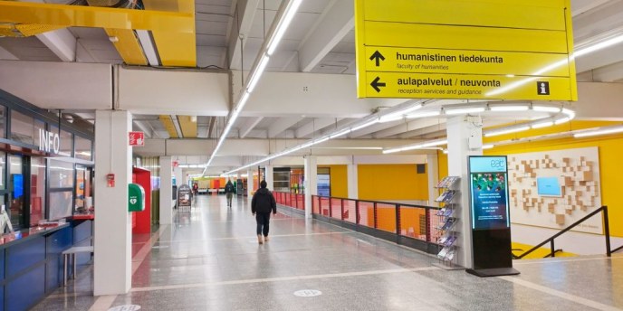 Linnanmaan kampus kutsuu ikäihmisiä turvallisille kävelyretkille sisätiloihin