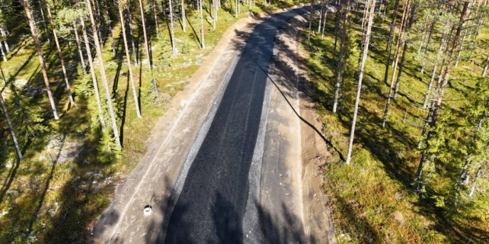 Sankivaaraan valmistui rulla­hiihtorata