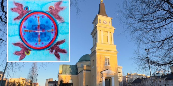 Ukrainalaista sodanaikaista taidetta esillä Oulun tuomiokirkossa ja Sofian seurakuntakeskuksessa