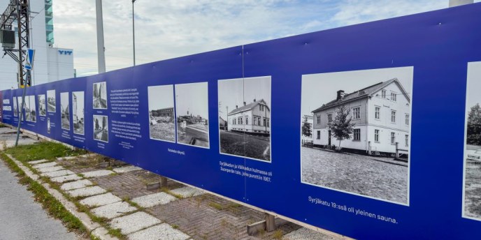 Raksilan historia herää eloon aseman­seudun työmaalla