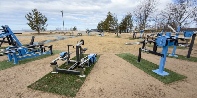 Nallikarin uuden ulko­kuntosalin avajaisia vietetään vapun jälkeen