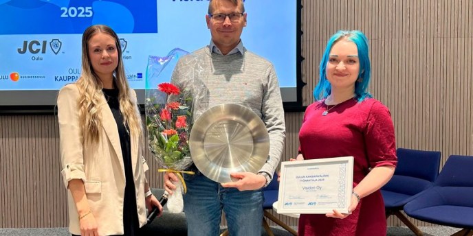 Oulun kansainvälisin työnantaja 2025 on Visidon – yliopistolle kunniamaininta
