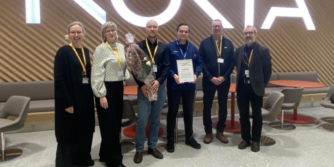 Rakennus­valvonnan Tuumastukki-palkinto Nokian uudelle kampukselle