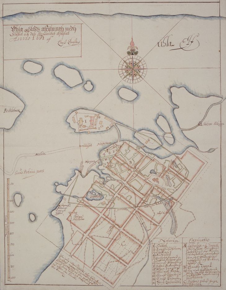  Ensimmäinen asemakaava vuodelta 1651