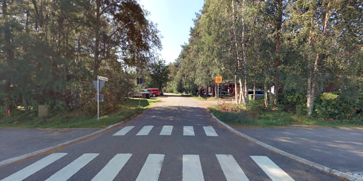 Kuva, Pensastie, Kuusikkotie.