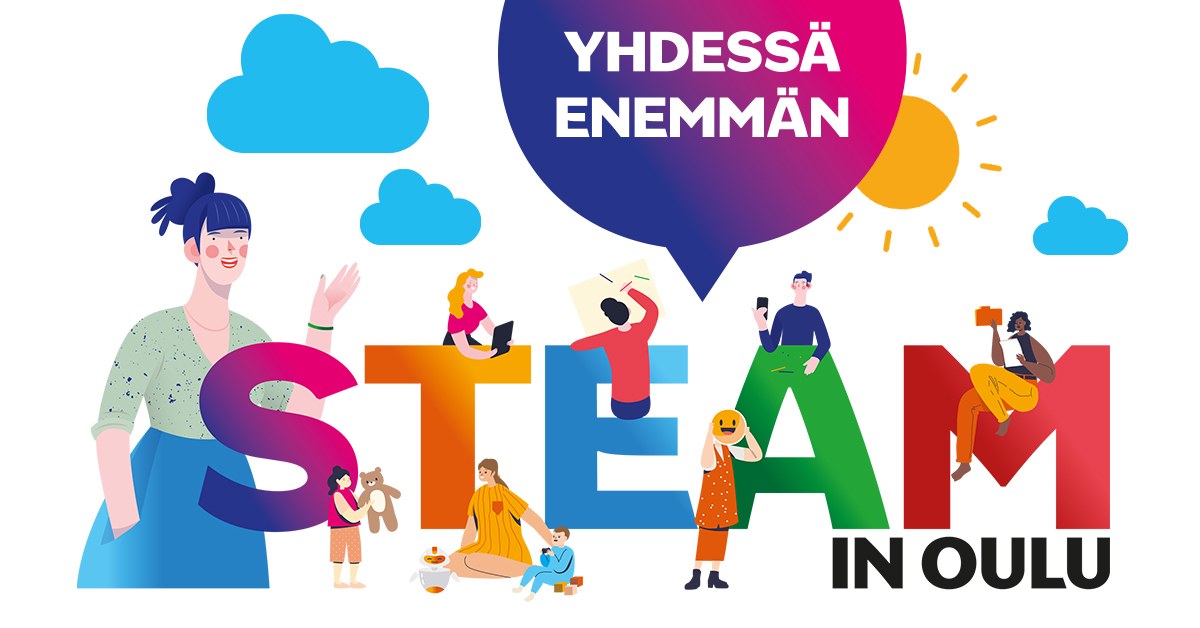 Kuva STEAM in Oulu logosta