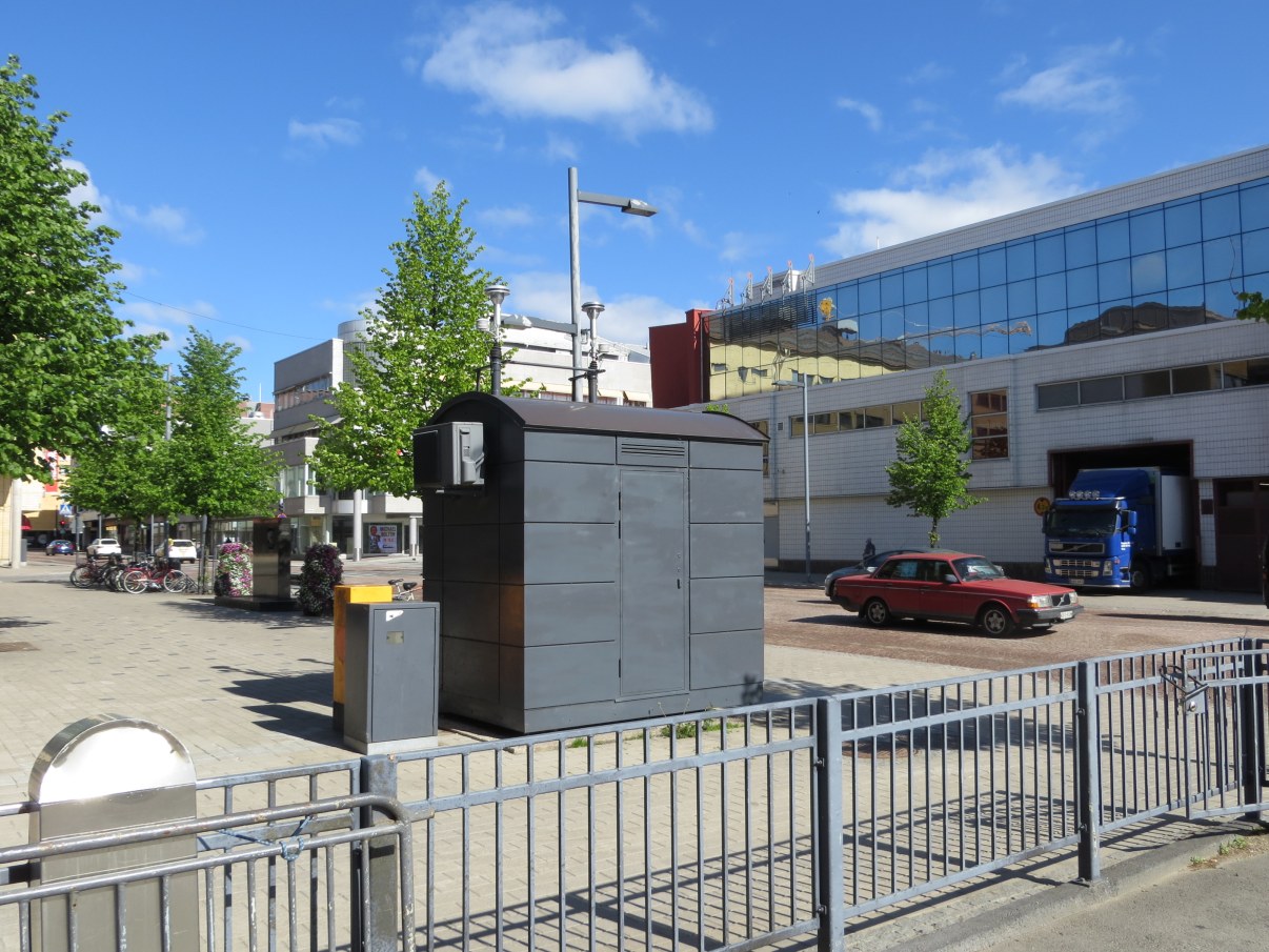 The city centre measuring station is located in Saaristonkatu.