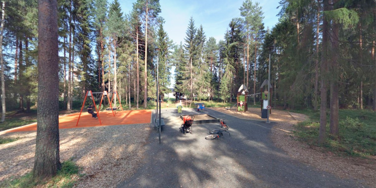 Kuva, Vaahterakujan leikkipuisto.