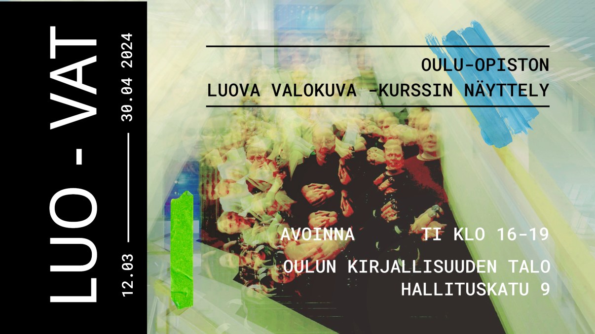 LUO - VAT -näyttelyn mainos