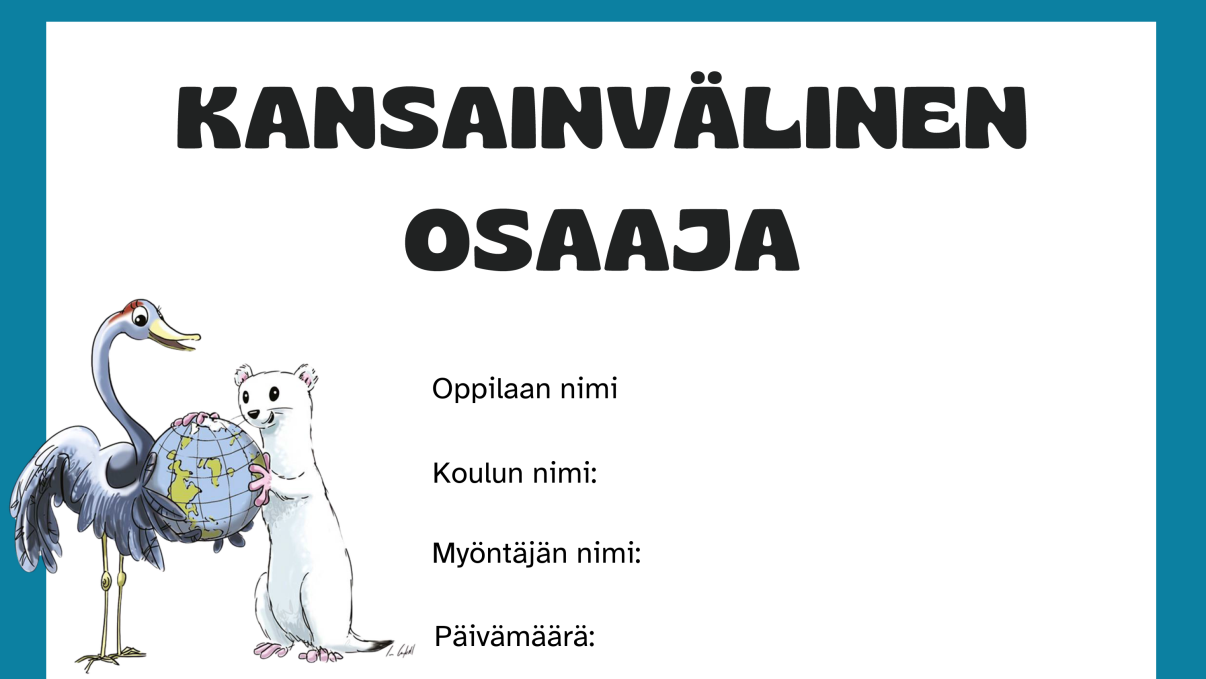 Kuva osaamismerkin kannesta
