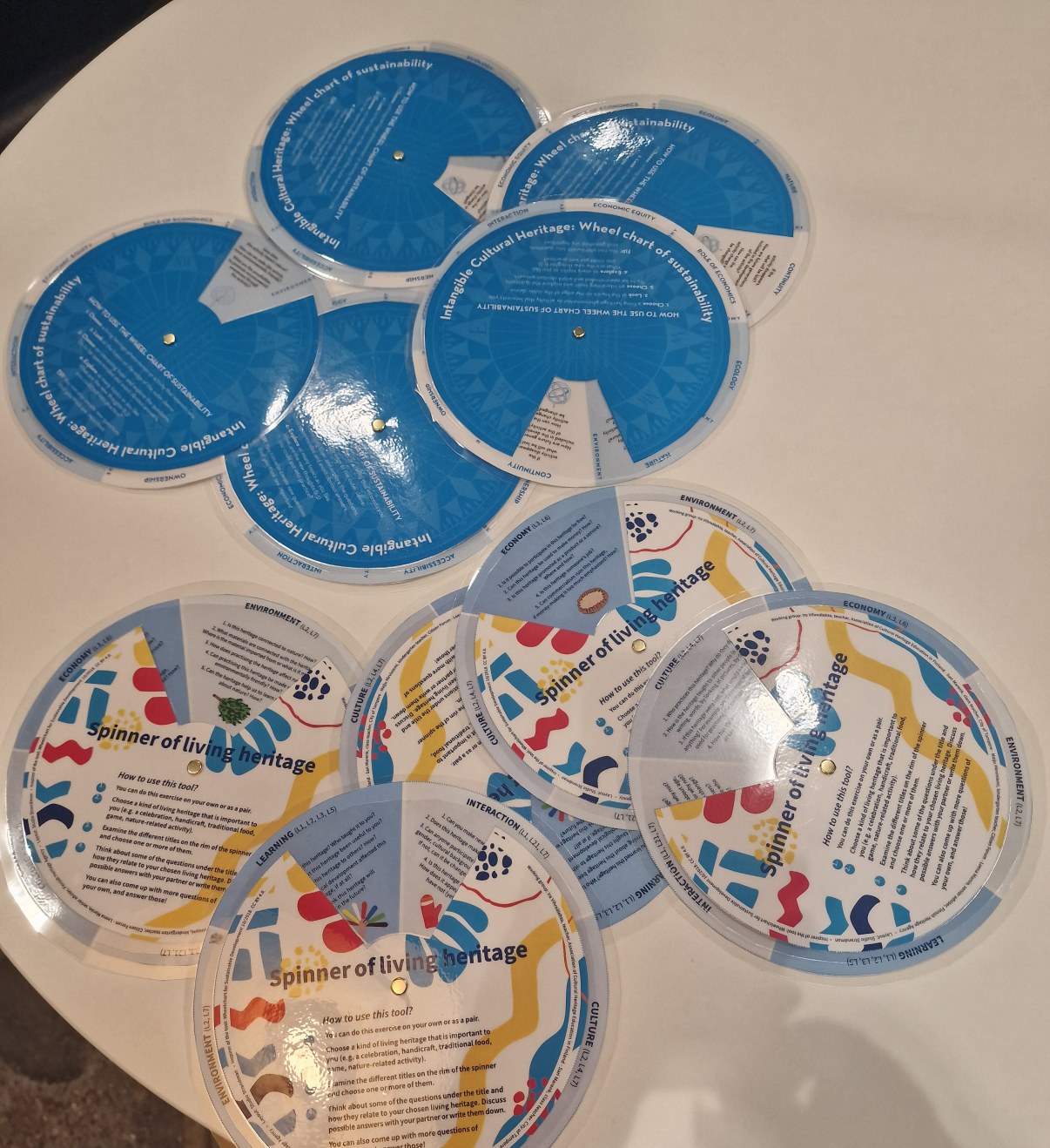 Elävän kulttuuriperinnön hyrriä pöydällä