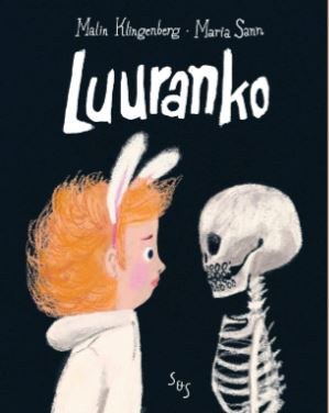 Luuranko-kirjan kansikuvitus