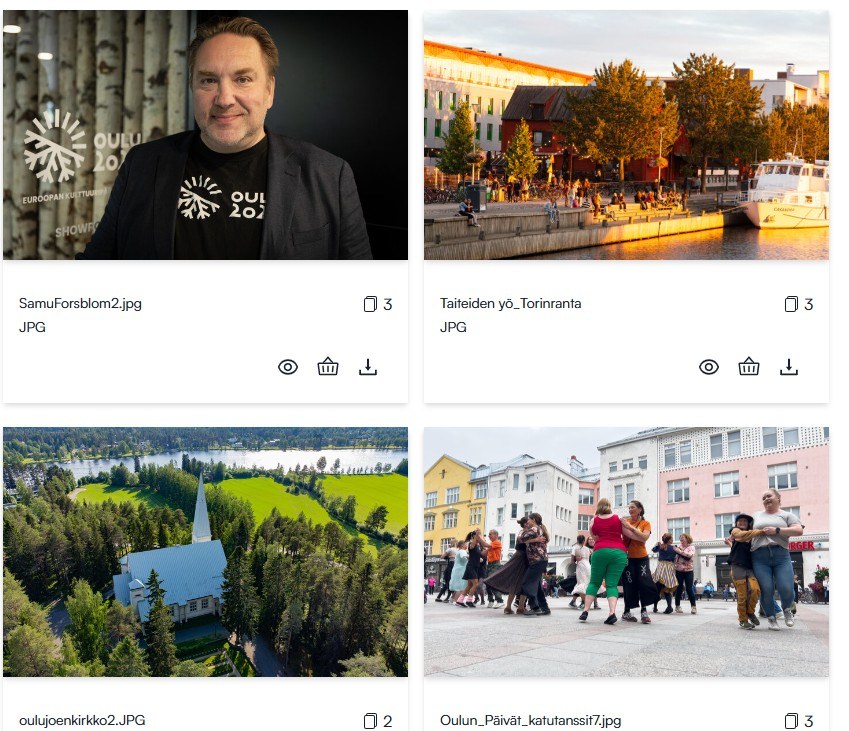 Mediapankissa on monenlaisia kuvia.