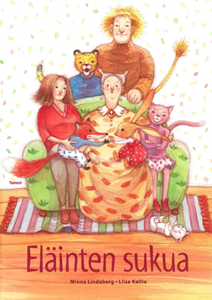 Eläinten sukua -kirjan kansikuvitus