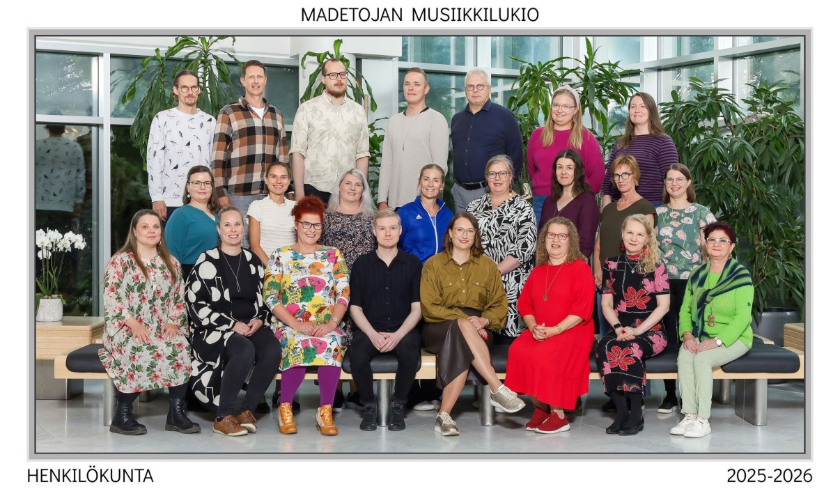 Madetojan musiikkilukion opettajat 2025–2026