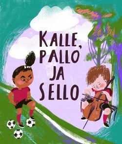 Kalle, pallo ja sello -kirjan kansikuvitus