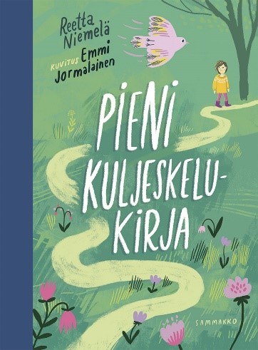 Pieni kuljeskelukirja -kirjan kansikuvitus