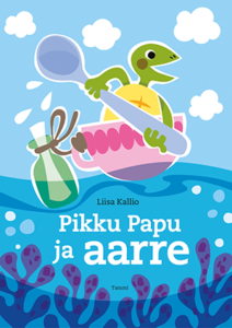 Pikku Papu ja aarre -kirjan kansikuvitus