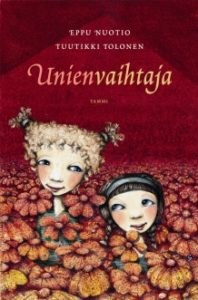 Unienvaihtaja-kirjan kansikuvitus