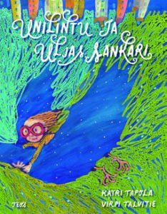 Unilintu ja Uljas Sankari -kirjan kansikuvitus