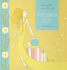 Adalmiinan helmi -kirjan kansikuvitus