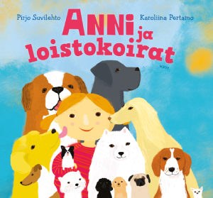 Anni ja loistokoirat -kirjan kansikuvitus